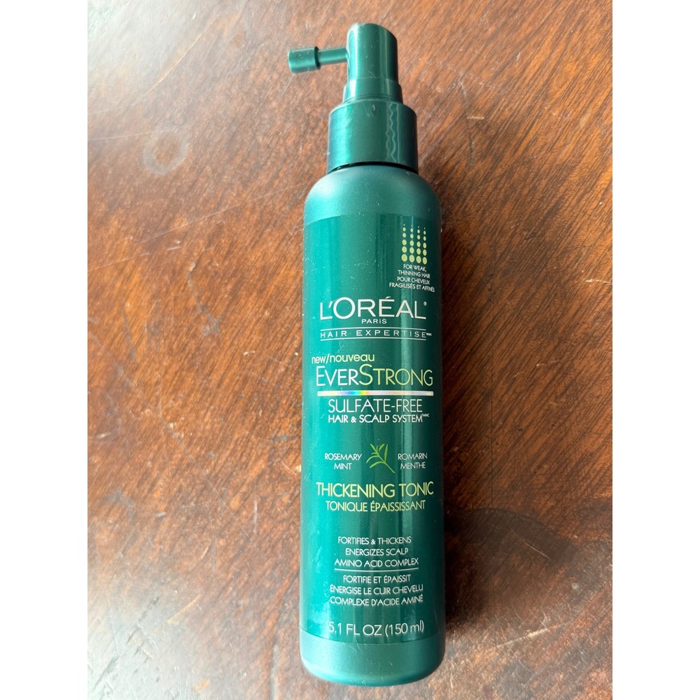 LOreal EverStrong Thickening Tonic‎ Sulfate-Free Rosemary Mint 5.1 oz 150ml